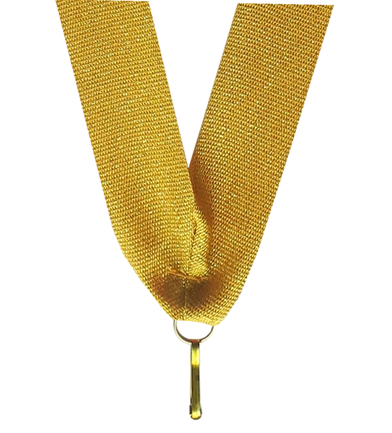 V42_G Traka za medalju 22mm - Zlatna - Slika 1