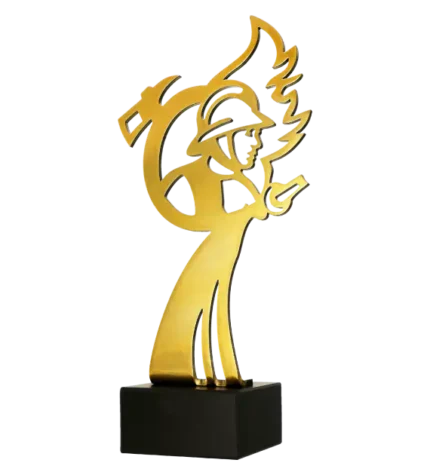 Metalna statua vatrogastvo